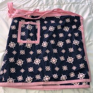 Vinyard Vines | Wrap  Mini Skirt Navy Blue Pink